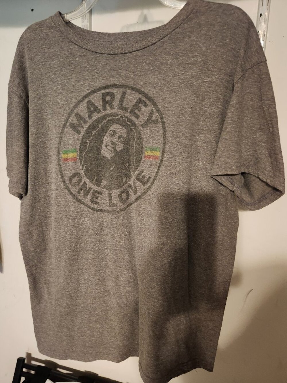 Zion Rootswear Bob Marley One Love T-Shirt Women's XXL Gray Graphic Tee